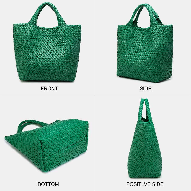Handtasche für Damen, groß, für den Sommer oder den Strand, Kunstleder, Tragetasche