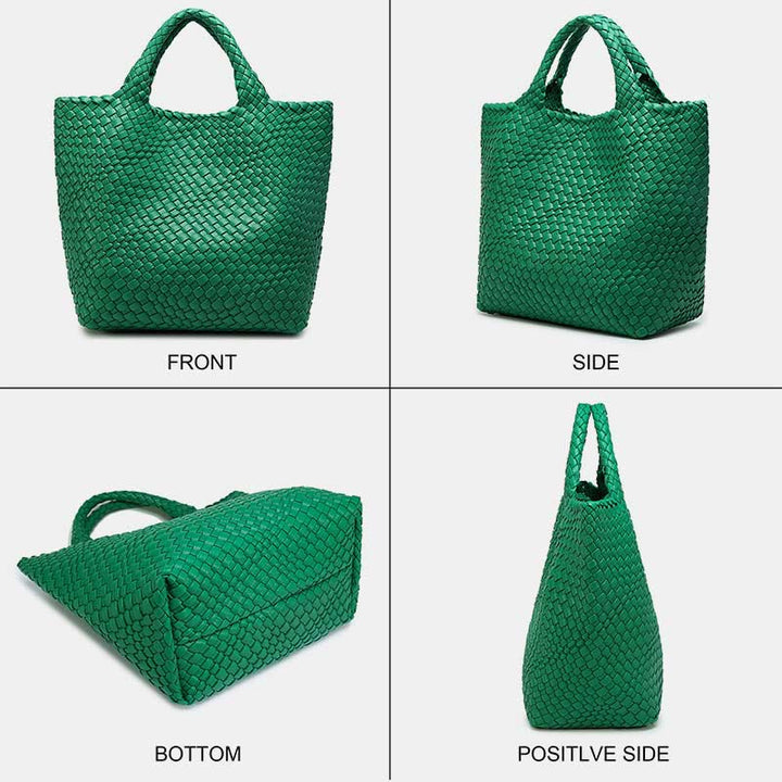 Handtasche für Damen, groß, für den Sommer oder den Strand, Kunstleder, Tragetasche