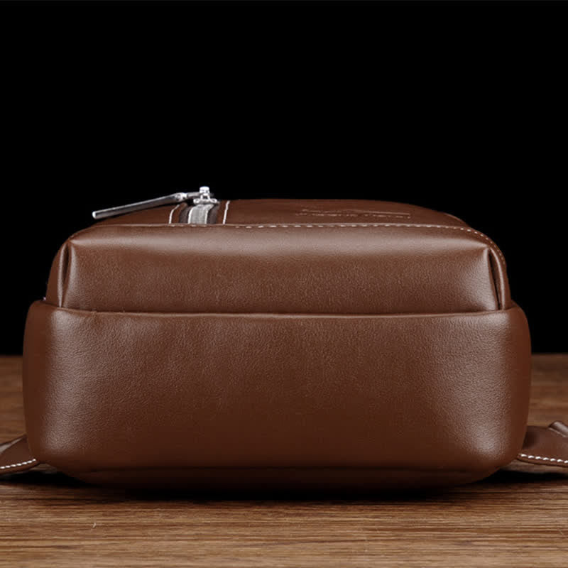 Männer Casual Reise Crossbody Brust Sling Tasche Ein Schultergurt