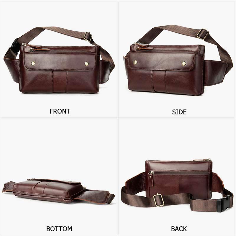 Trendige Retro-Gürteltasche mit großem Fassungsvermögen