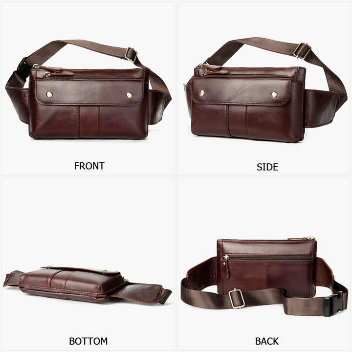 Trendige Retro-Gürteltasche mit großem Fassungsvermögen