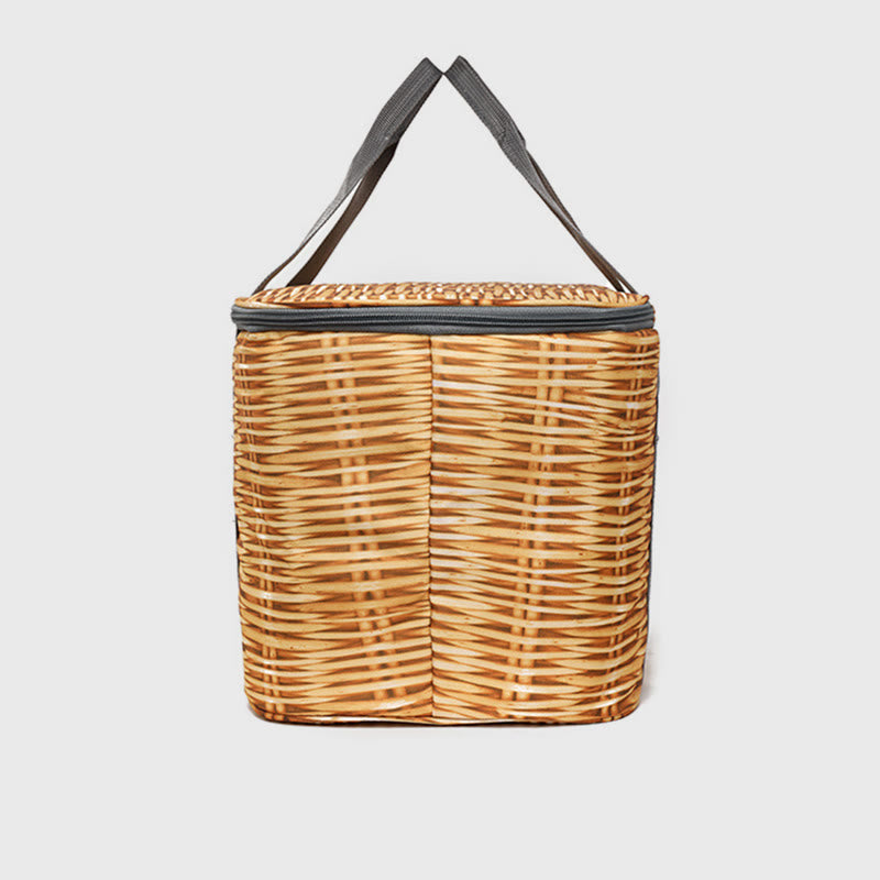 Kühltasche für unterwegs, faltbar, dicke Isolierung, Picknicktasche