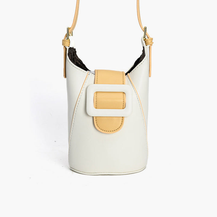 Umhängetasche für Damen, zum Einkaufen, minimalistische Eimer-Mini-Telefontasche