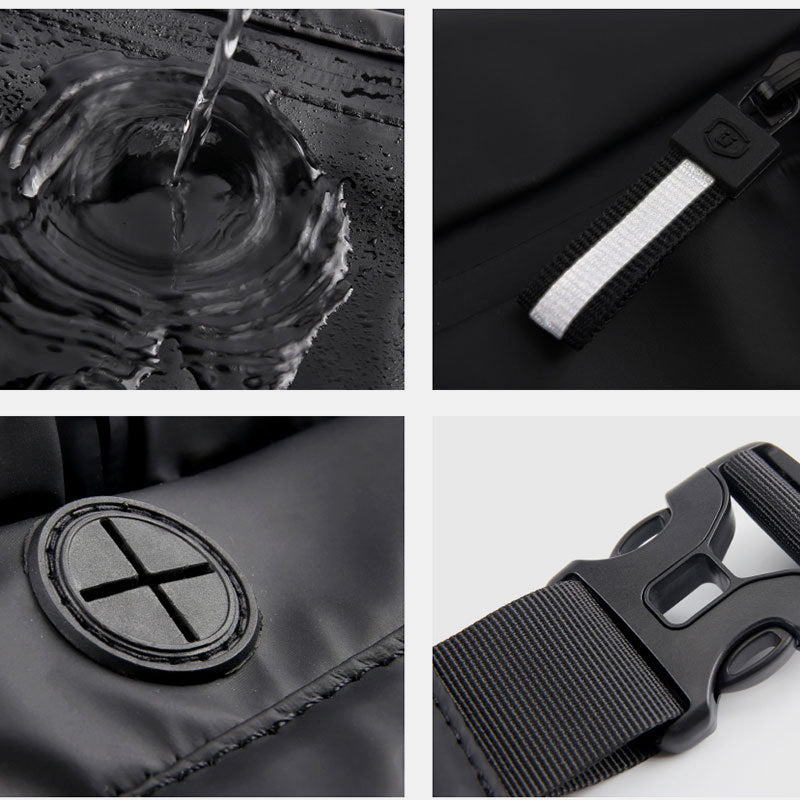 Hüfttasche für Damen und Herren, wasserdicht, große Brusttasche, Schultertasche
