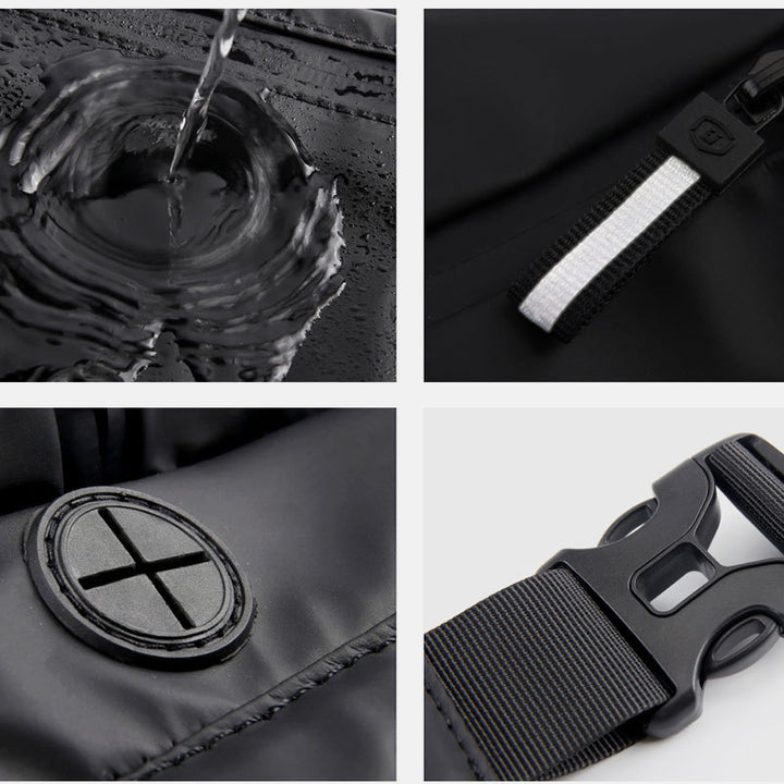 Hüfttasche für Damen und Herren, wasserdicht, große Brusttasche, Schultertasche