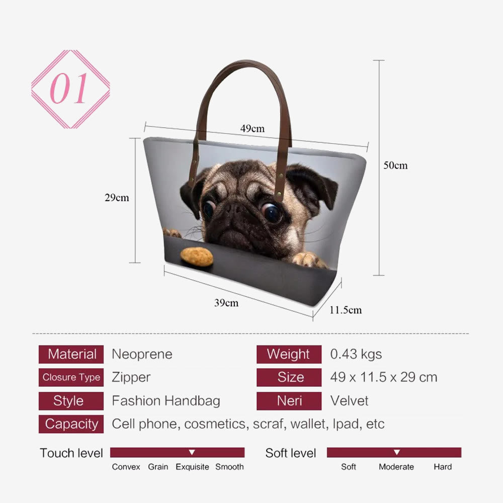Polynesianisches Taschenset für Damen, lange Geldbörse, Clutch