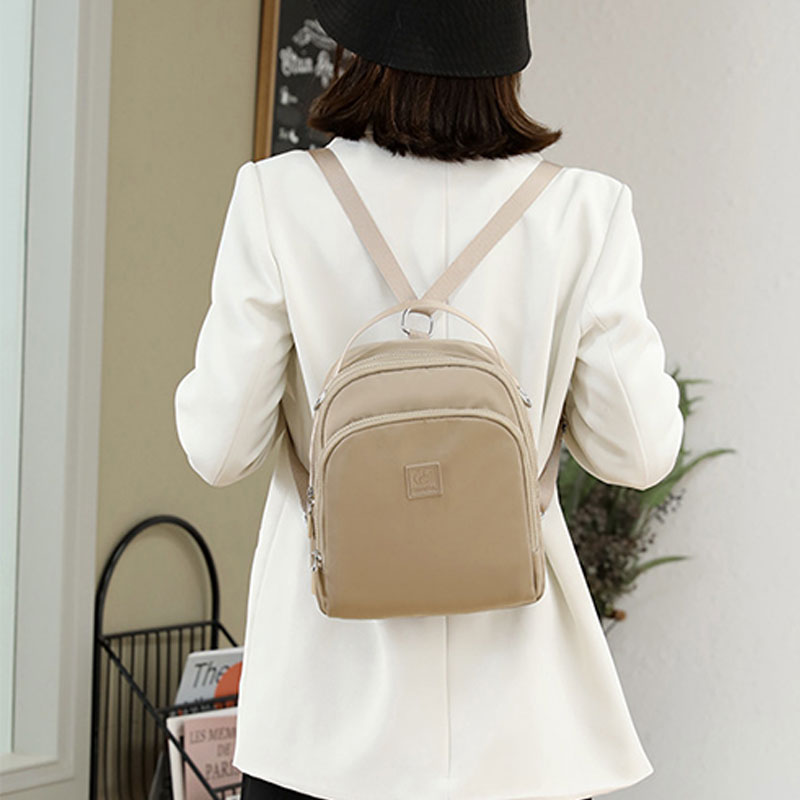 2-Wege-Verwendung Wasserdicht Leichte Casual Rucksack Schultertasche