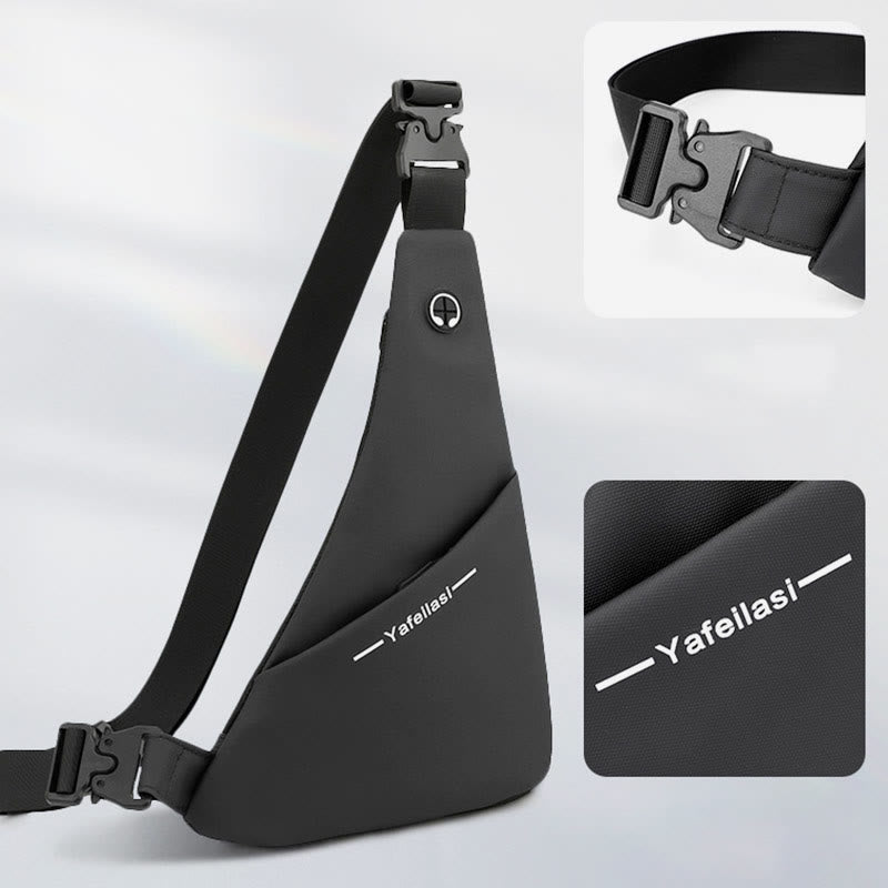 Schultertasche für Herren, wasserdicht, lässig, für den Außenbereich, Umhängetasche