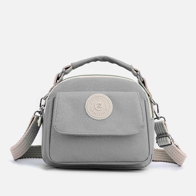Tasche mit Griff oben für Damen, einfache, tragbare Umhängetasche mit Spritzschutz