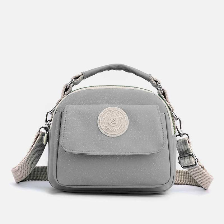 Tasche mit Griff oben für Damen, einfache, tragbare Umhängetasche mit Spritzschutz