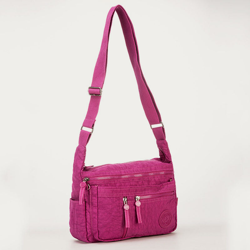 Handtasche mit mehreren Taschen für Damen, wasserdichte Umhängetasche aus Nylon für die Reise