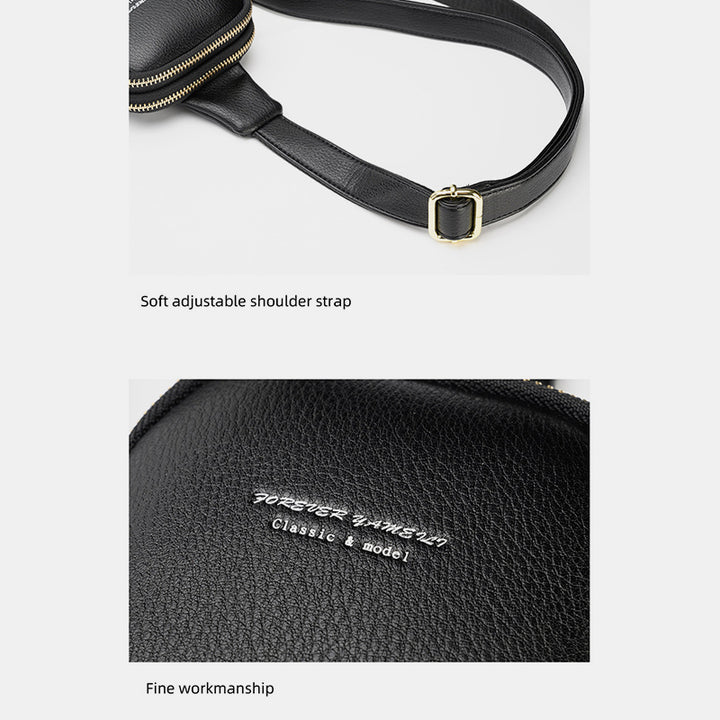 Kleine Umhängetasche, Schultertasche, Geldbörse, Brusttasche für Frauen und Mädchen