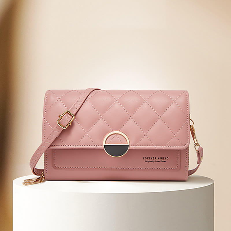 Handytasche für Damen, minimalistisch, horizontal, zum Einkaufen, Geldbörse