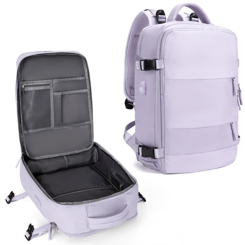 Extragroßer Reise-Laptop-Rucksack, wasserdichter Tagesrucksack mit mehreren Taschen und Nassfach