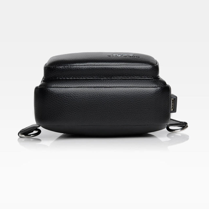 Diebstahlsichere Schultertasche mit großer Kapazität und USB-Aufladung