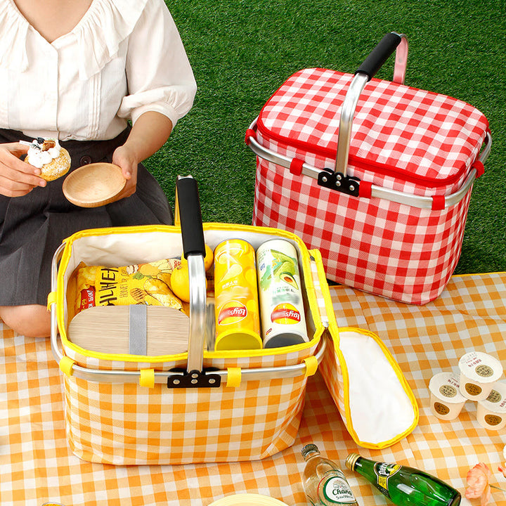 Kühltasche für Ausflüge, Reisen, Picknickkorb aus verdickter Aluminiumfolie