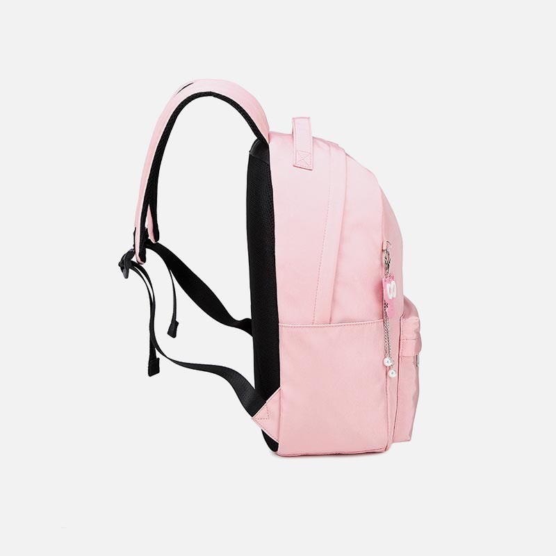 Rucksack für Damen, Campus, einfarbig, für Studenten, große Kapazität