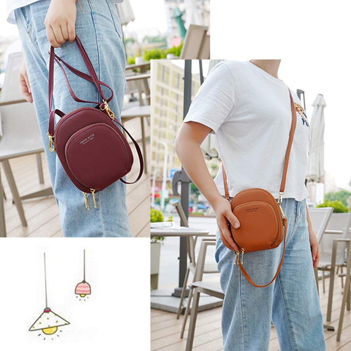 Kleine Umhängetasche, Handy-Geldbörse, Schulter-Handtasche, Kreditkarten-Geldbörse
