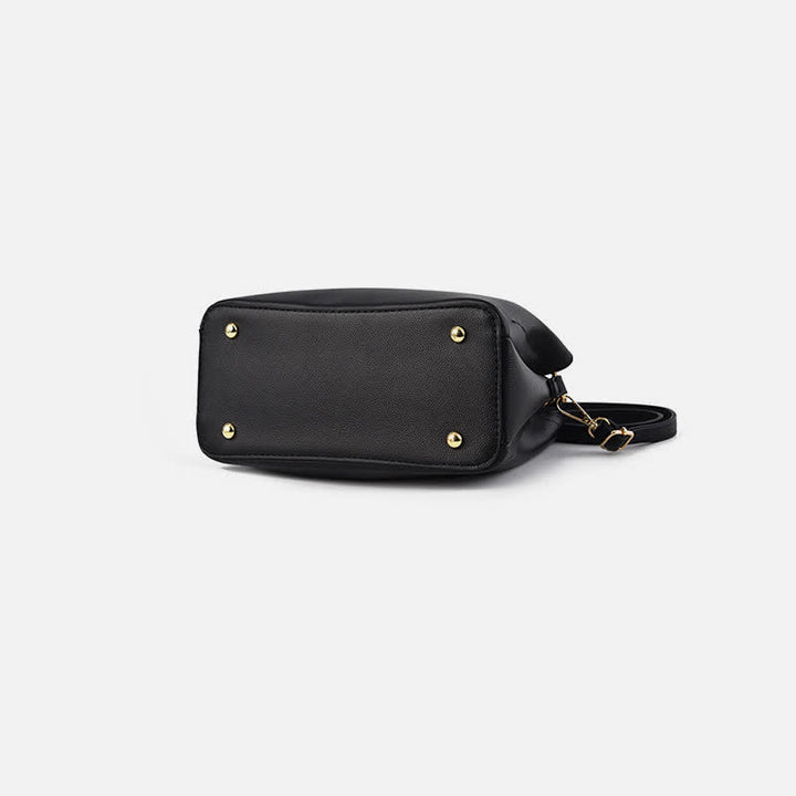 Umhängetasche für Damen, elegante Handtasche aus PU mit großem Fassungsvermögen